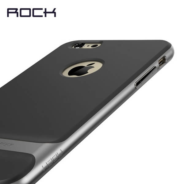 Rock ® Royce Ultra-Thin Dual Metal Soft / Silicon Back Cover For iPhone 6 / 6s / 6 Plus / 6s Plus