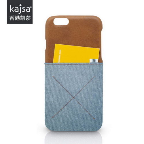 Kajsa ® Denim With Card Holder Back Cover