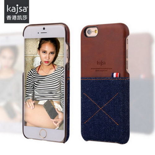 Kajsa ® Denim With Card Holder Back Cover