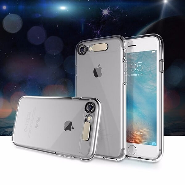 Rock ® Led Light Tube Soft / Silicon Back Cover For Apple iPhone 6 Plus / 6S Plus