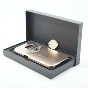 Fashion Luxury Logo Leather Back Cover For Samsung Galaxy S6 Edge