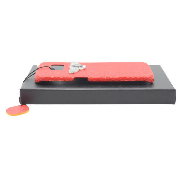 Fashion Luxury Logo Leather Back Cover For Samsung Galaxy S6 Edge