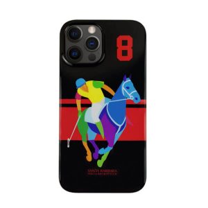 Santa Barbara Polo Saint Back Cover For iPhone 12 Series (Black)