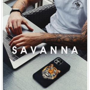Luxury Savana Series Tiger Back Cover For iPhone 12 Series