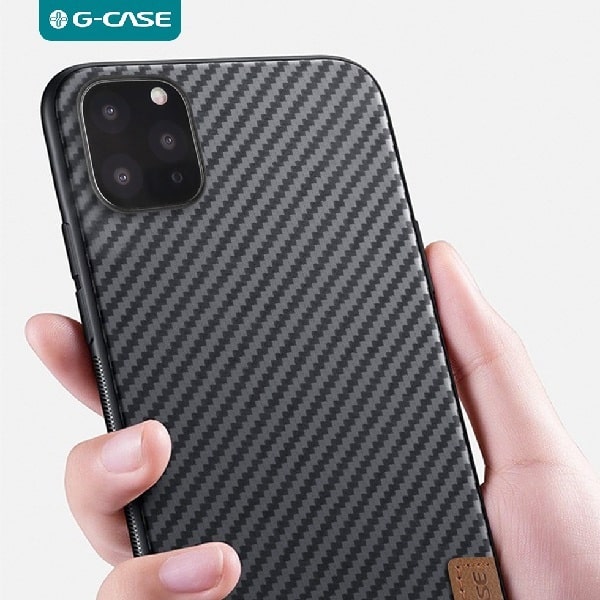 G-Case Dark Series Carboon Fiber Back Cover For Apple iPhone 11 Series