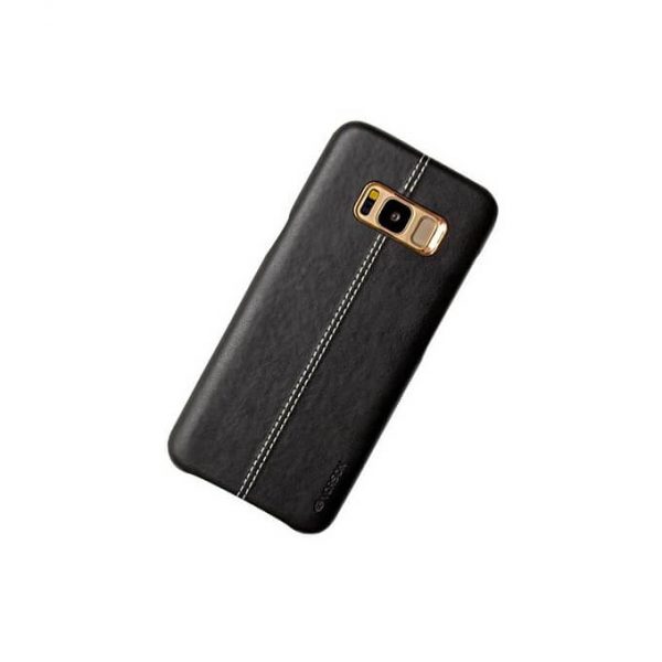 Vorson ® Lexja Series Double Stitch Leather Back Cover For iPhone / Samsung