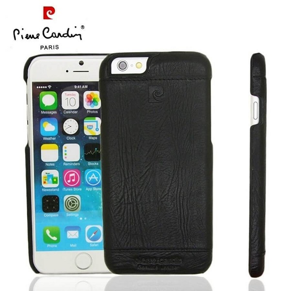 Pierre Cardin ® Paris Design Back Cover For Apple iPhone (Black)