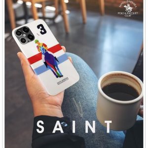Santa Barbara Polo Saint Back Cover For iPhone Series (White)