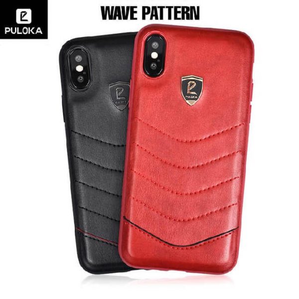 Puloka Shell Leather Back Cover For iPhone / Oneplus