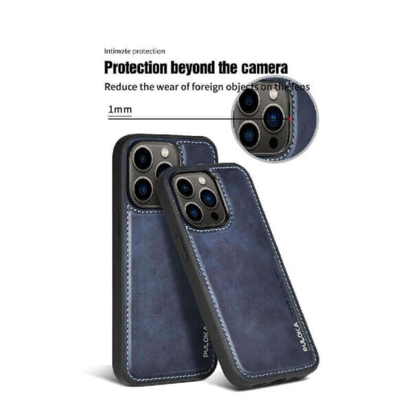 Puloka ® Extravagant Luxury Leather Mobile Cover For iPhone 13 Series-9